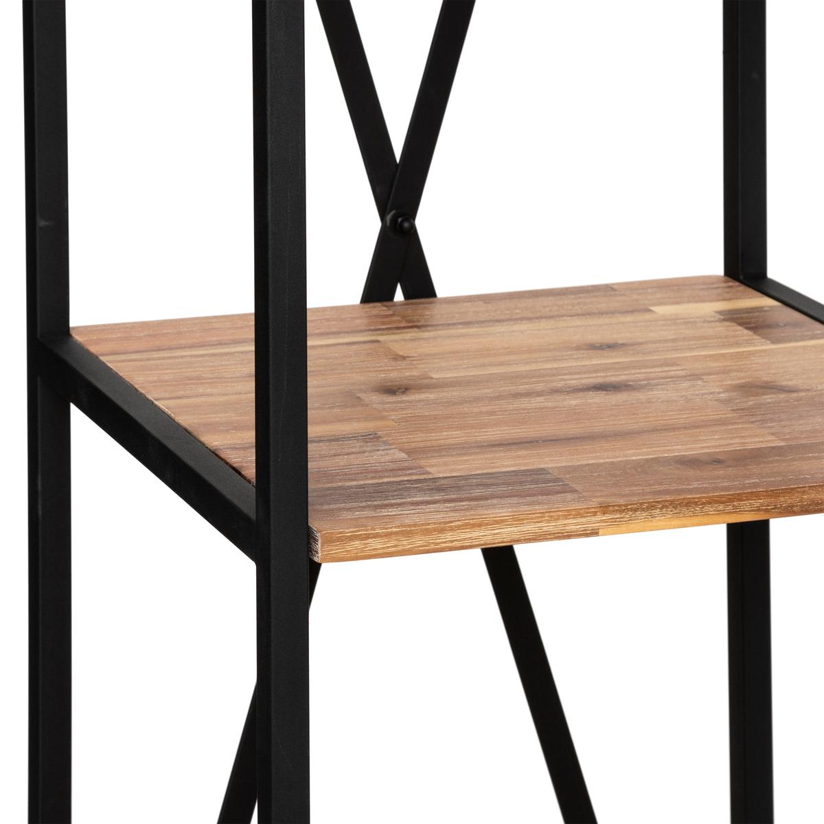 Raft Atmosphera Edena 5 rânduri, 45x180 cm, salcâm