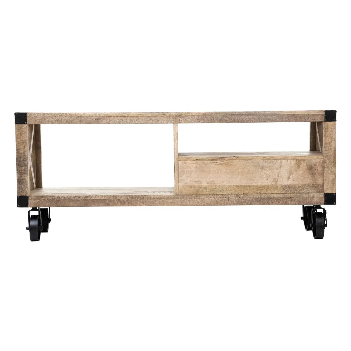 Comodă TV Atmosphera Silas, 140x40x58.5 cm, lemn de mango