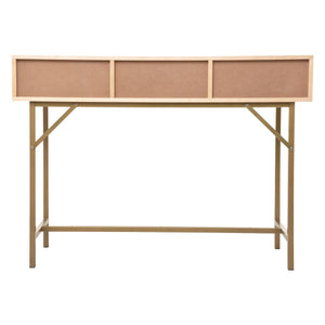 Masă de toaletă Atmosphera Rayo, 110 cm, mesteacăn, MDF