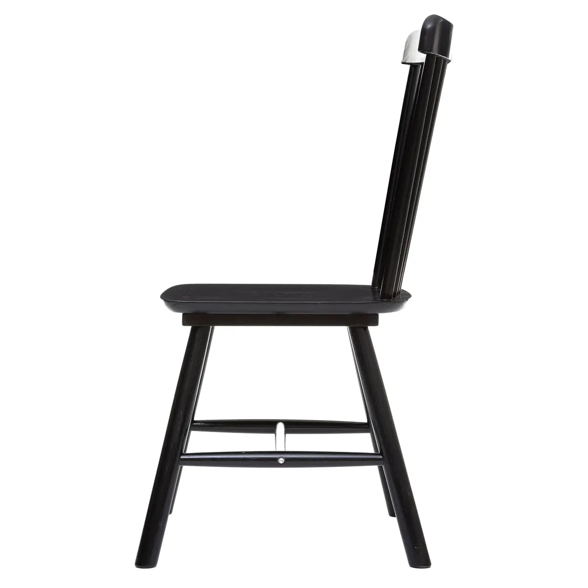 Scaun de sufragerie Atmosphera Isabel, Lemn, Negru