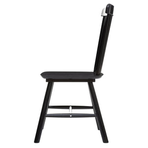 Scaun de sufragerie Atmosphera Isabel, Lemn, Negru