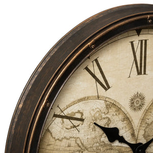 Ceas de perete Atmosphera Tomy, World, Ø51 cm, Plastic