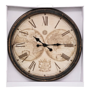 Ceas de perete Atmosphera Tomy, World, Ø51 cm, Plastic
