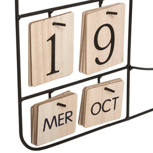 Ceas de masă Atmosphera Camille, înălțime 52 cm, MDF și metal