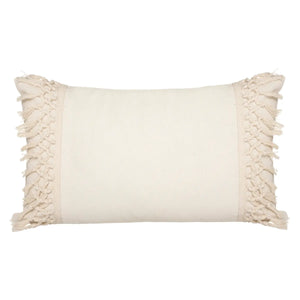 Pernă decorativă Atmosphera Macrame, 30x50 cm, Ivory