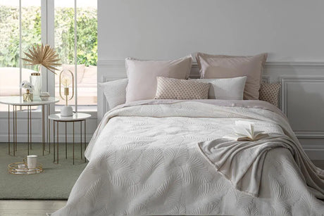 Шалте atmosphera Leaf, Кадифе, 240x260 cm