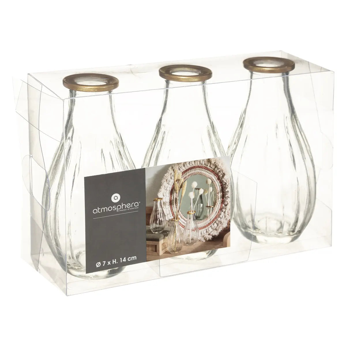 Set de vaze Atmosphere Wonder, 16 cm