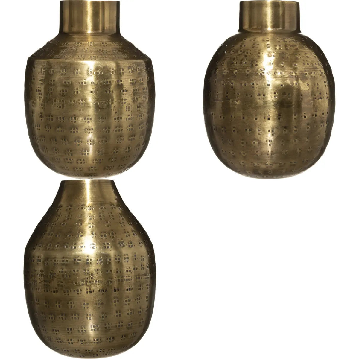 Vază Atmosphere Oasis, Metal, 15 cm