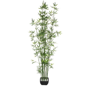 Atmosferă de plantă artificială din bambus, 180 cm, ceramică