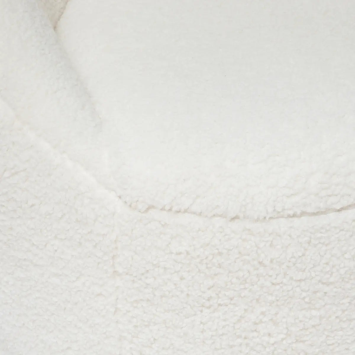 Fotoliu atmosferă Romi, Alb, Boucle