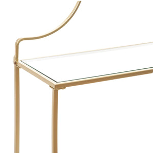 Masă consolă cu oglindă Atmosphera Artif, 98 cm, Metal