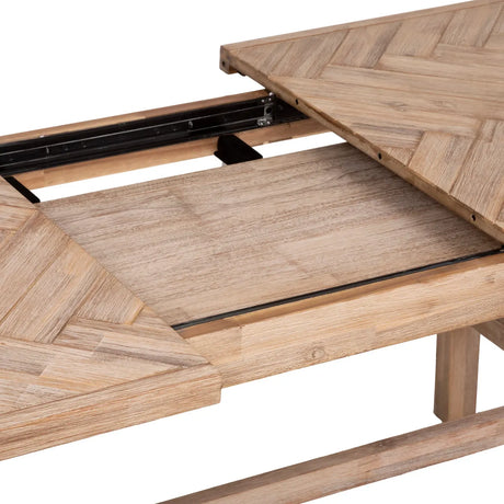 Masă extensibilă Aeris, 180-220x90 cm, lemn de salcâm