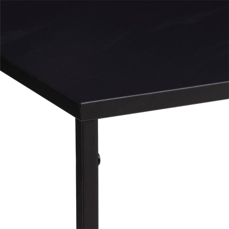 Masă consolă Atmosphera Gota, Metal, Negru