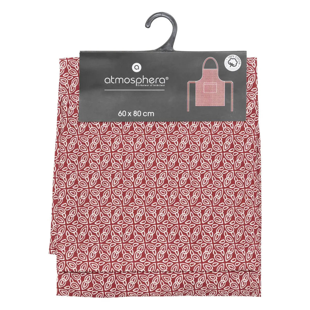 Șorț Atmosphera Olia, 60x80 cm, Roșu