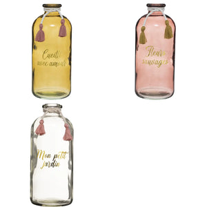 Vază Atmosphera Carmen, Galbenă, 25 cm