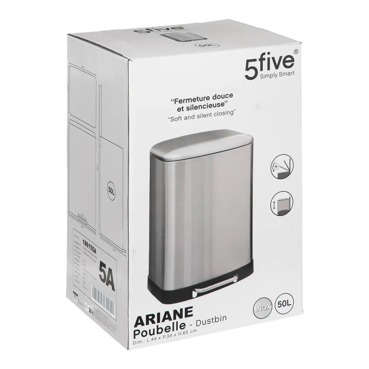 Coș 5five Ariane, Metal, 50 L