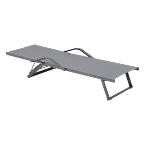 Алуминиев шезлонг Hesperide Bayamo, Кварц/Графит