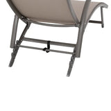 Șezlong pliabil Hesperide Samba, aluminiu