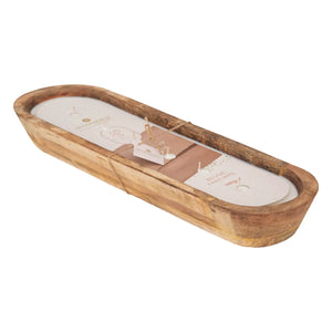 Lumânare parfumată Atmosphera Paola, Lemn, 900 g