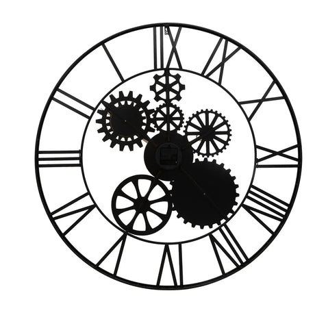 Ceas de perete Atmosphera Isea, Mecanism, Ø90 cm, Metal