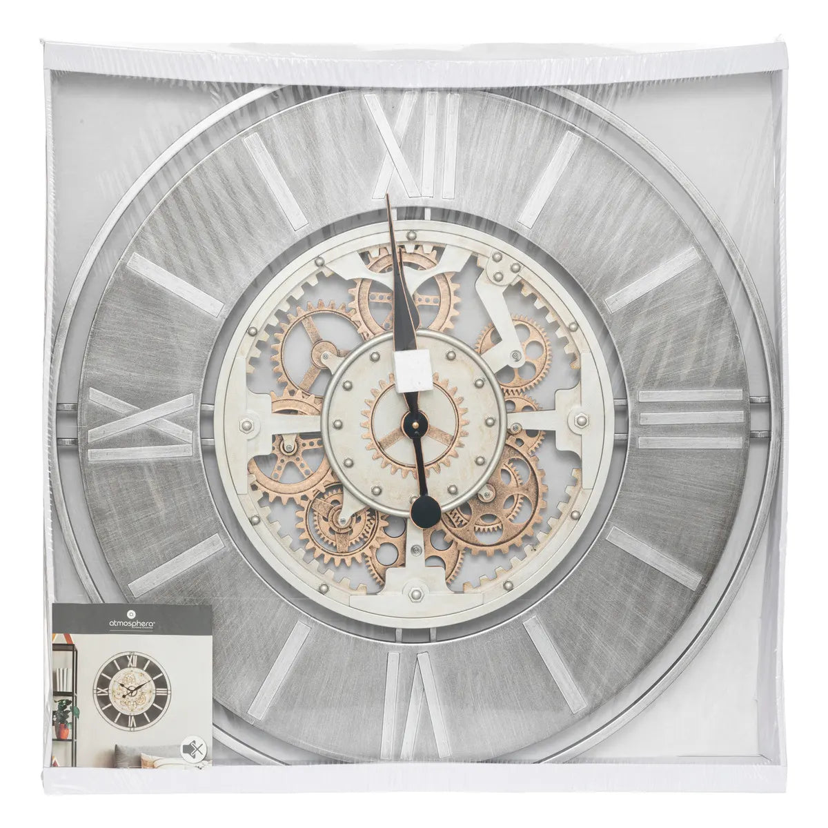 Ceas de perete Atmosphera Soul, Mecanism, Ø70 cm, Metal