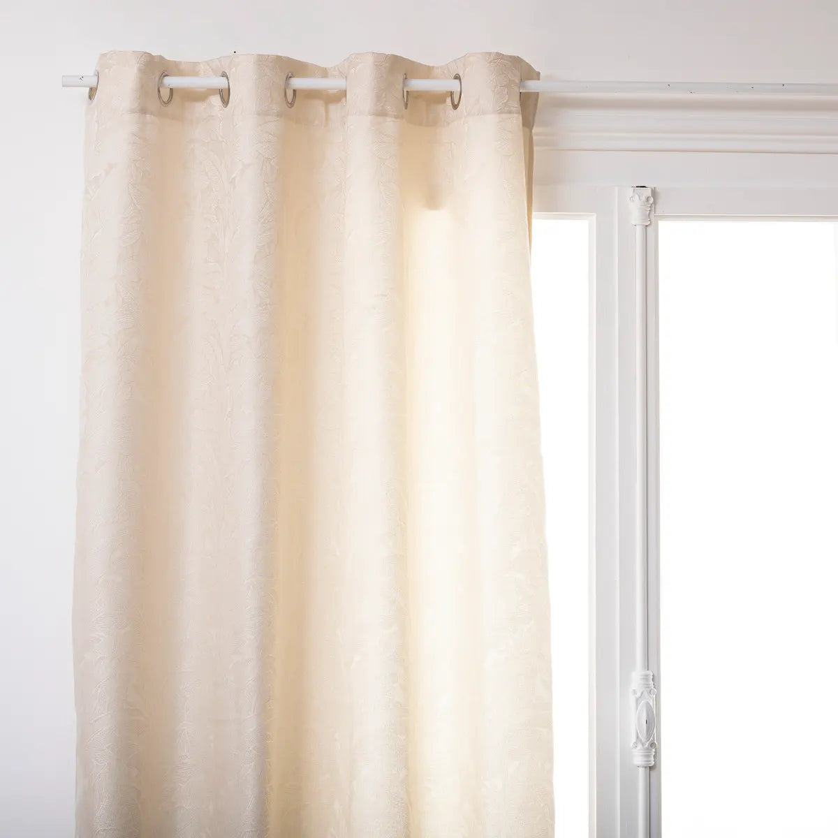 Perdea jacquard atmosferă Kogur, 140x260 cm, Ivory