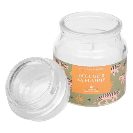 Lumânare parfumată Atmosphera Jomy, Sticlă, 65 g