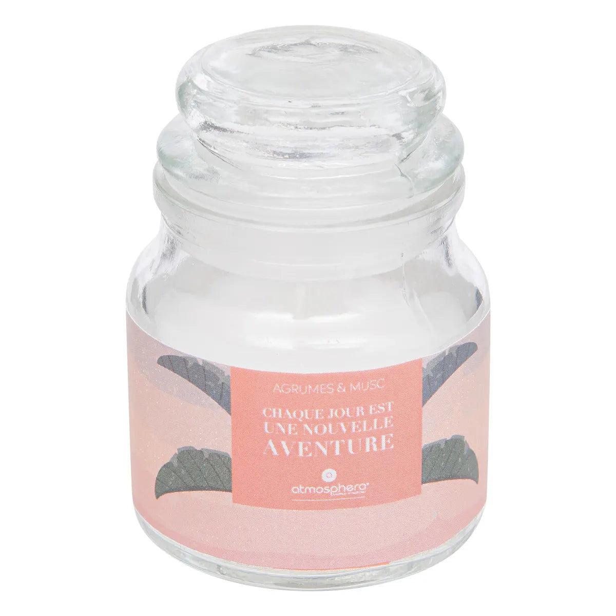 Lumânare parfumată Atmosphera Jomy, Sticlă, 65 g