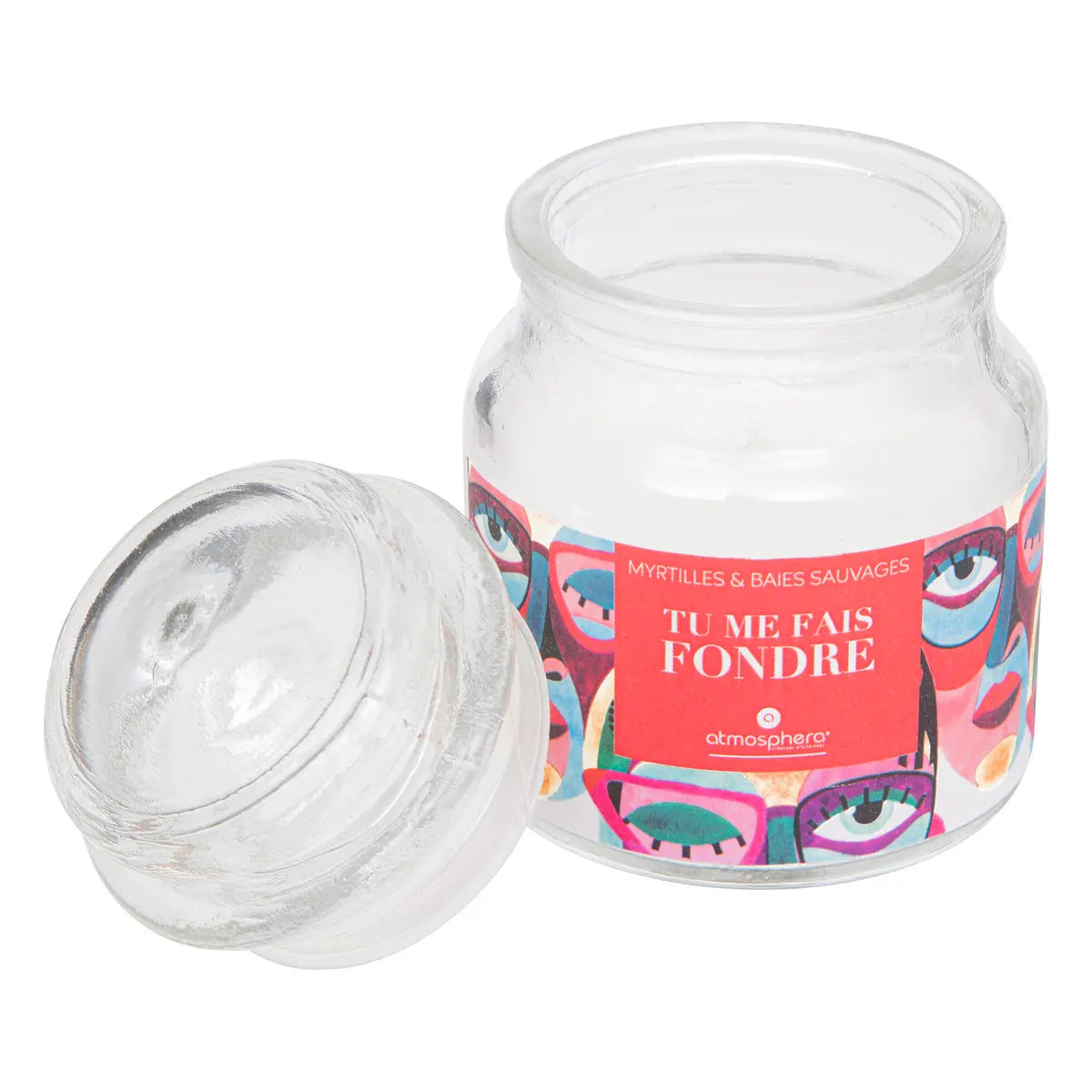 Lumânare parfumată Atmosphera Jomy, Sticlă, 65 g