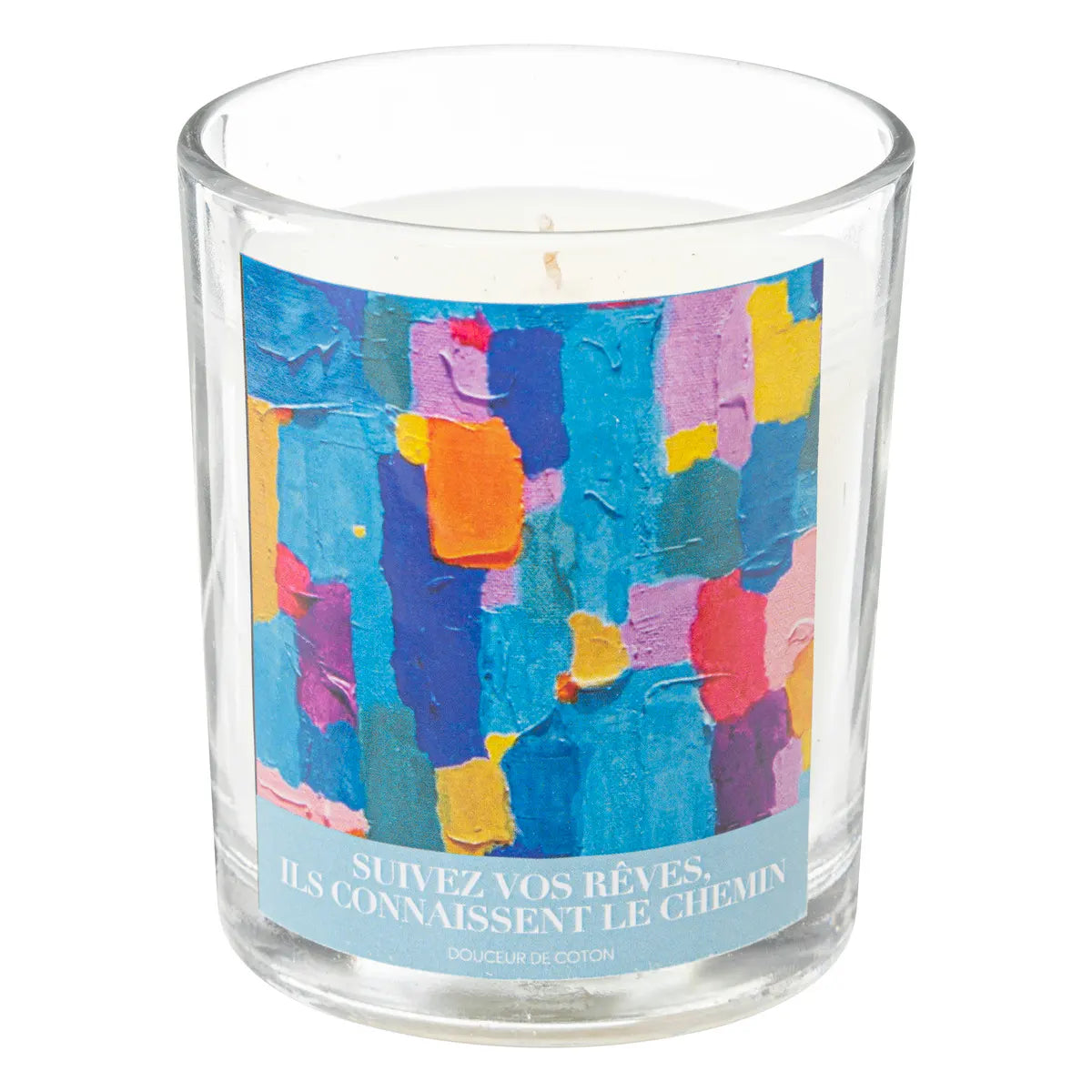 Lumânare parfumată Atmosphera Jomy, Sticlă, 200 g