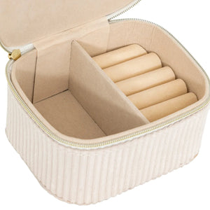 Cutie de depozitare pentru bijuterii Atmosphera Enya, 11 cm, bej