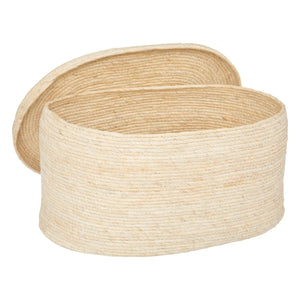 Set de coșuri pliabile Atmosphera Dolce Riviera, 2 buc, bej