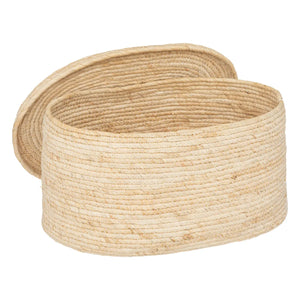 Set de coșuri pliabile Atmosphera Dolce Riviera, 2 buc, bej