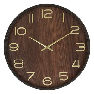 Ceas de perete Atmosphera Ivana, Lemn, Ø38 cm