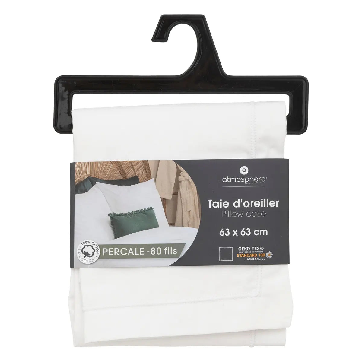 Față de pernă Atmosphera, Percale, 63x63 cm