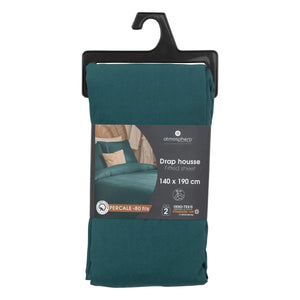 Cearșaf cu elastic Atmosphera, percale, 140x190 cm