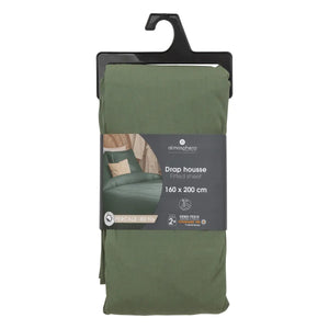 Cearșaf cu elastic Atmosphera, percale, 160x200 cm