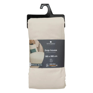 Cearșaf cu elastic Atmosphera, percale, 180x200 cm