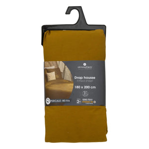 Cearșaf cu elastic Atmosphera, percale, 180x200 cm