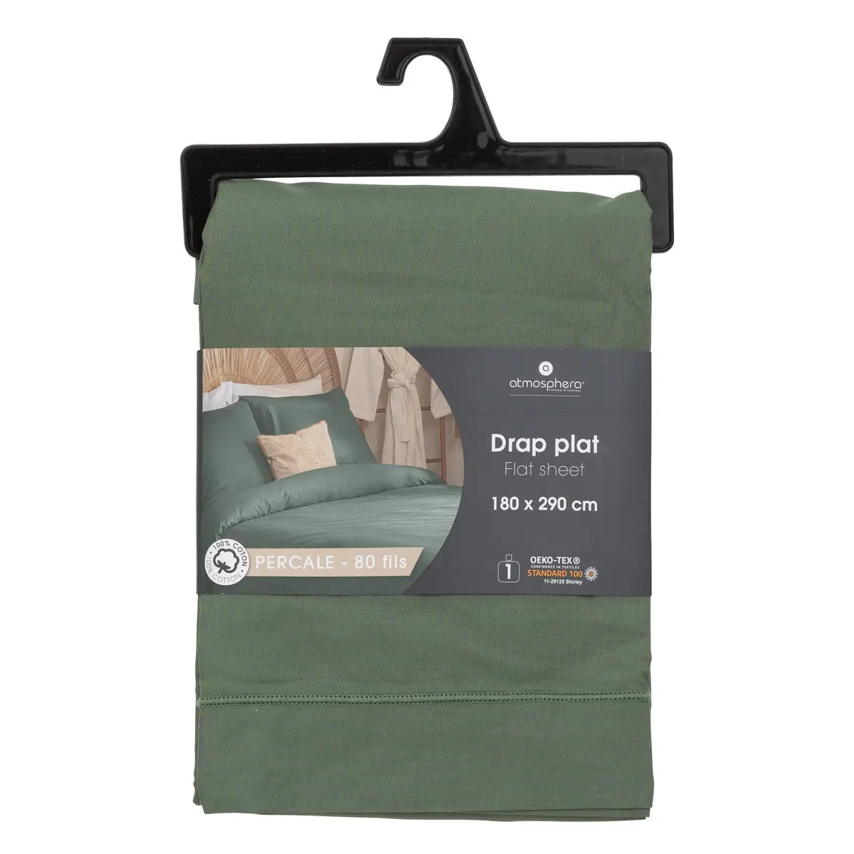 Cuvertură Atmosphera, Percale, 180x290 cm