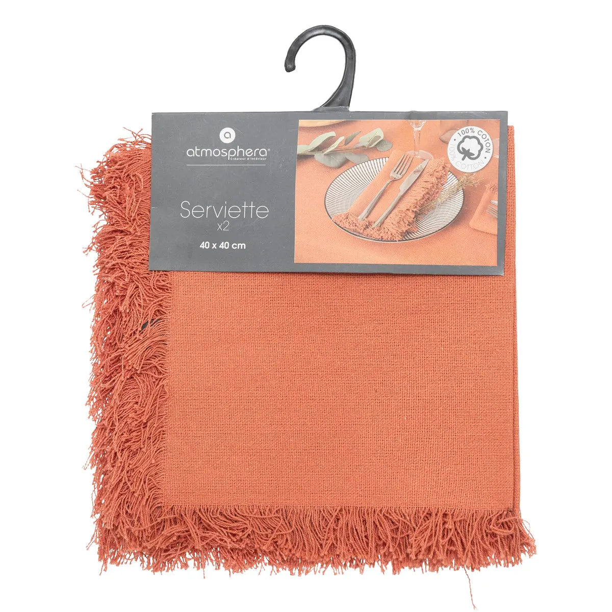 Set prosoape Atmosphera Maha, 40x40 cm, 2 buc.