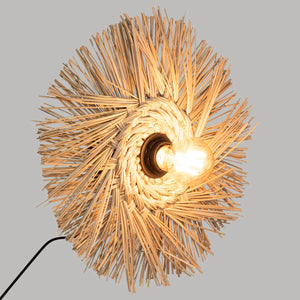 Lampă de perete Atmosphera Tea, 34 cm, paie