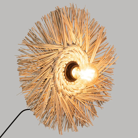 Lampă de perete Atmosphera Tea, 34 cm, paie