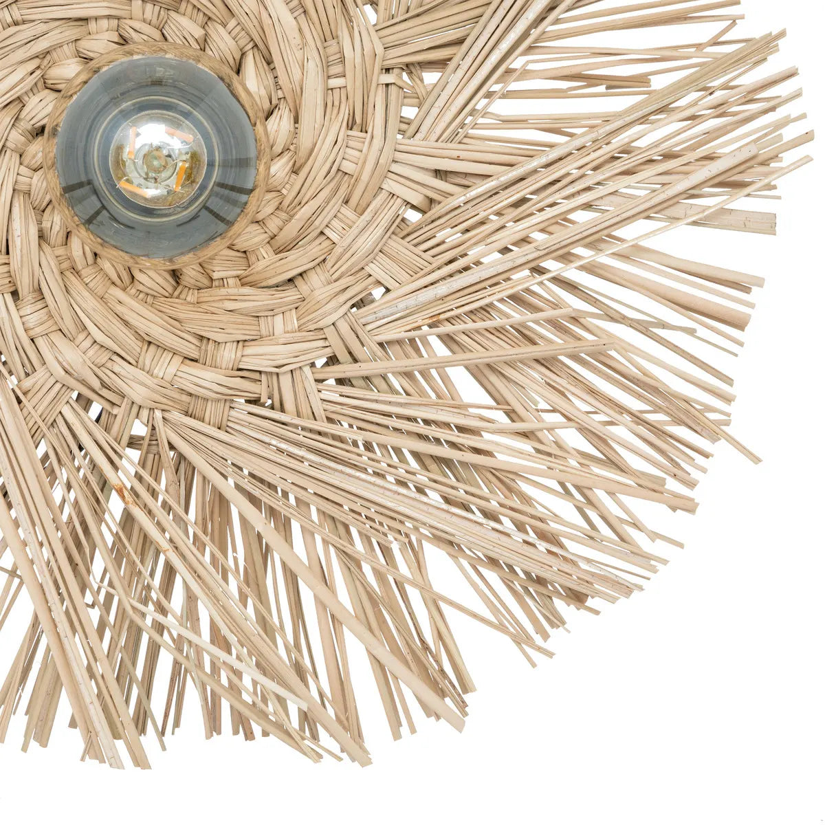 Lampă de perete Atmosphera Tea, 34 cm, paie