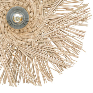 Lampă de perete Atmosphera Tea, 34 cm, paie