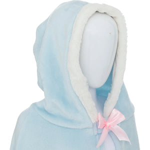 Pătură pentru copii cu glugă Atmosphere Princess, Albastră