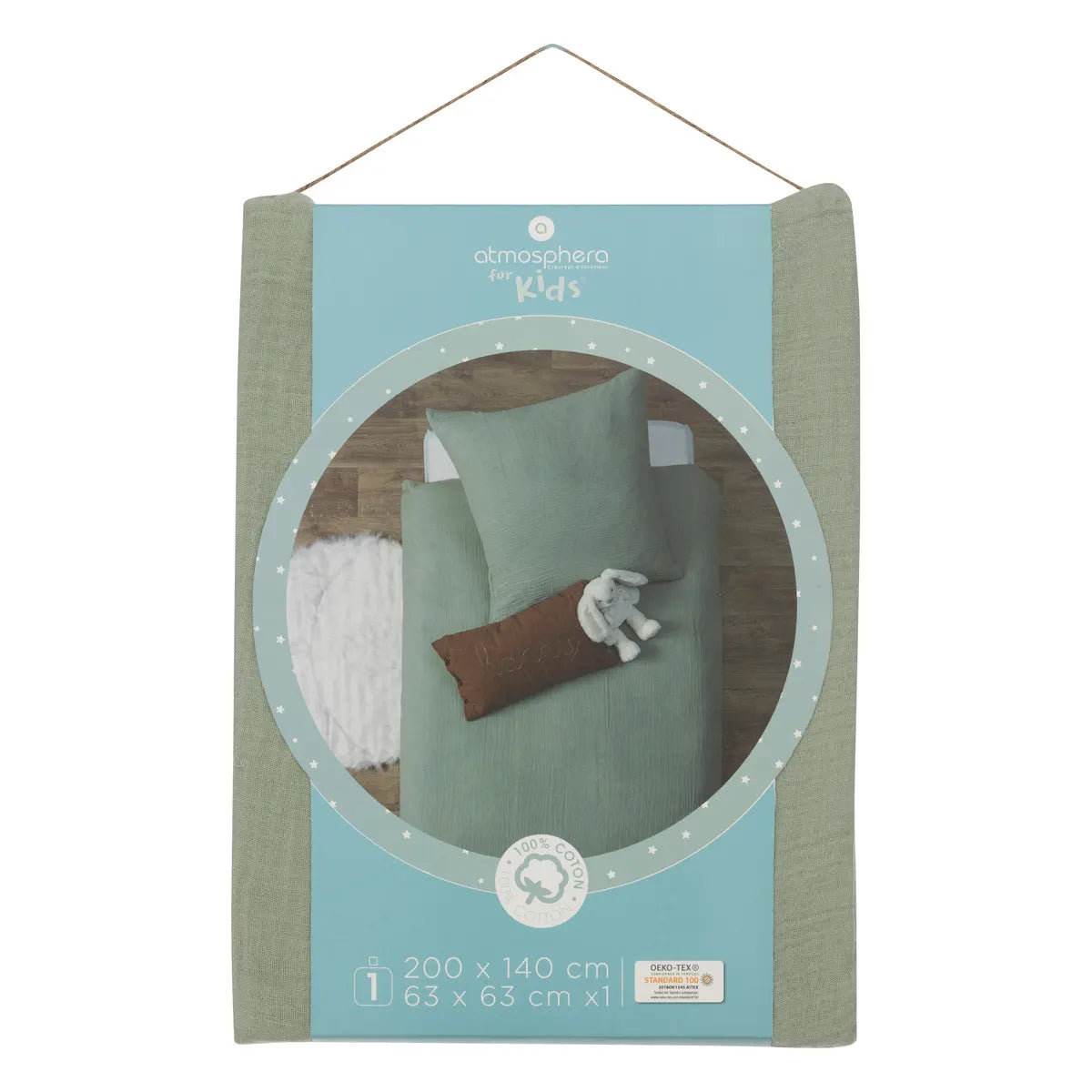 Lenjerie de pat pentru copii Atmosphera Lili, 140x200 cm, bumbac