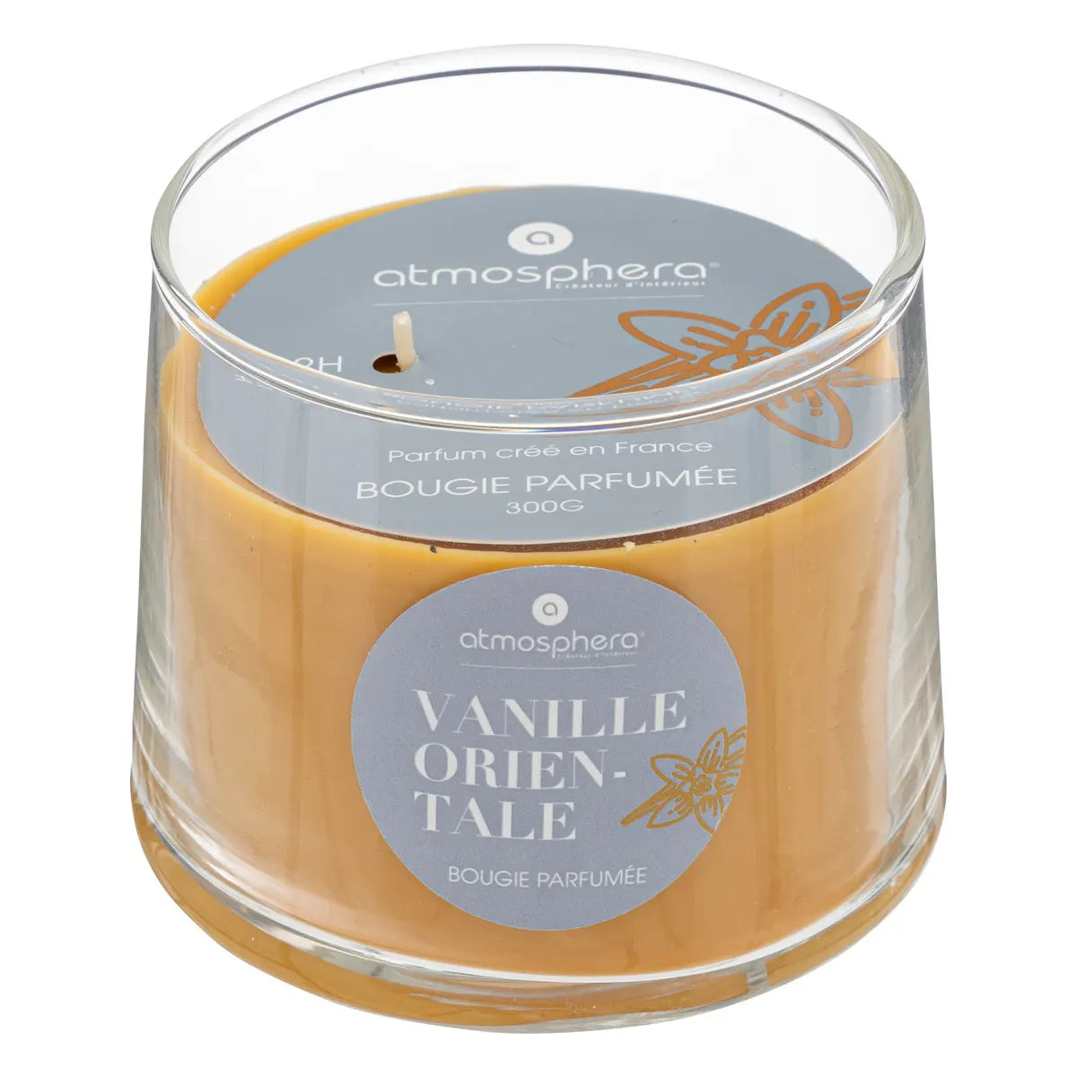 Lumânare parfumată Atmosphera Izor, Sticlă, 300 g