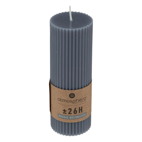 Lumânare neparfumată Atmosphera Demi, Rotundă, 5x14 cm