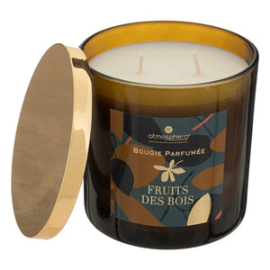 Lumânare parfumată Atmosphera Prună, Sticlă, 400 g